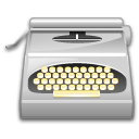 Schreibmaschine Optimierung der Texte